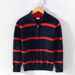 Stanton & Co. Striped Cotton Sweater