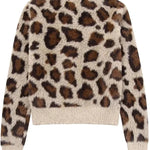 Leopard Pattern Fur Sweater