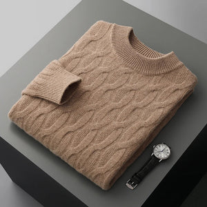 Graham Jacquard Cashmere Sweater