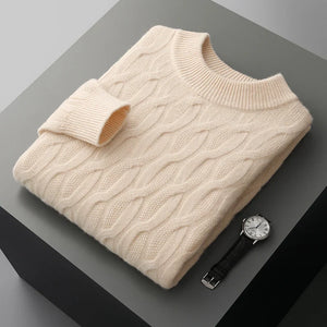 Graham Jacquard Cashmere Sweater