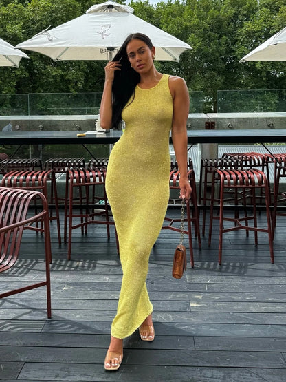 Evie Maxi Ocean Dress