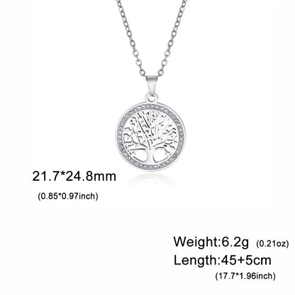 Golden Harmony Tree of Life Necklace