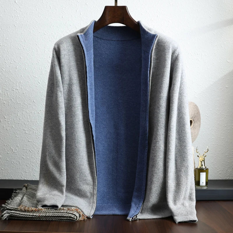 Ellington 100% Cashmere Zip Jacket