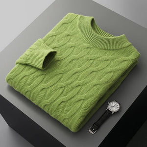 Graham Jacquard Cashmere Sweater