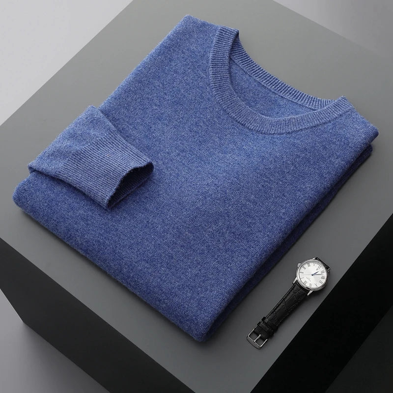 Langston Round Neck Wool Sweater