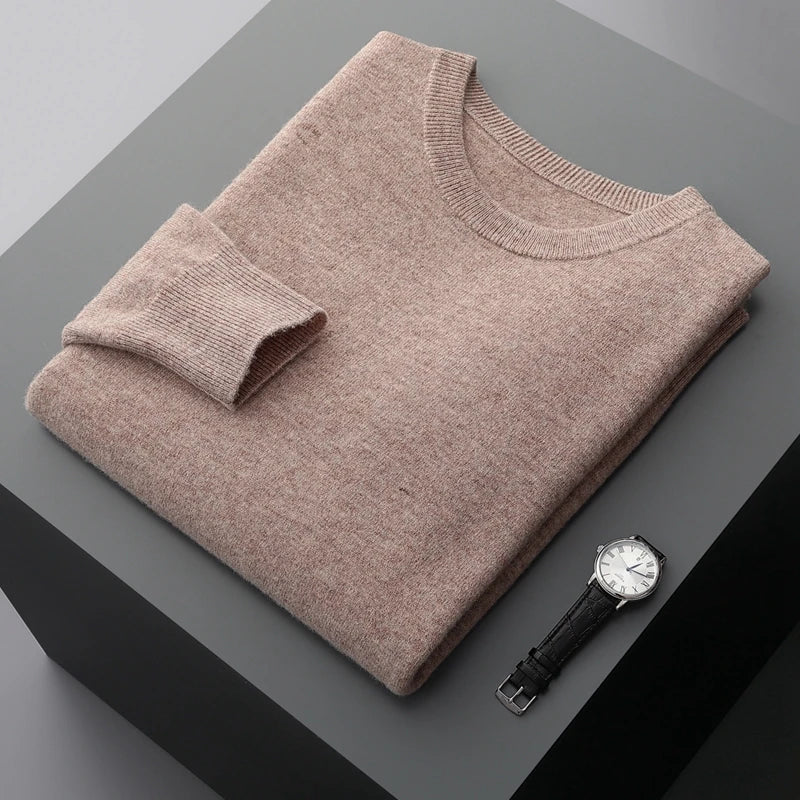 Langston Round Neck Wool Sweater