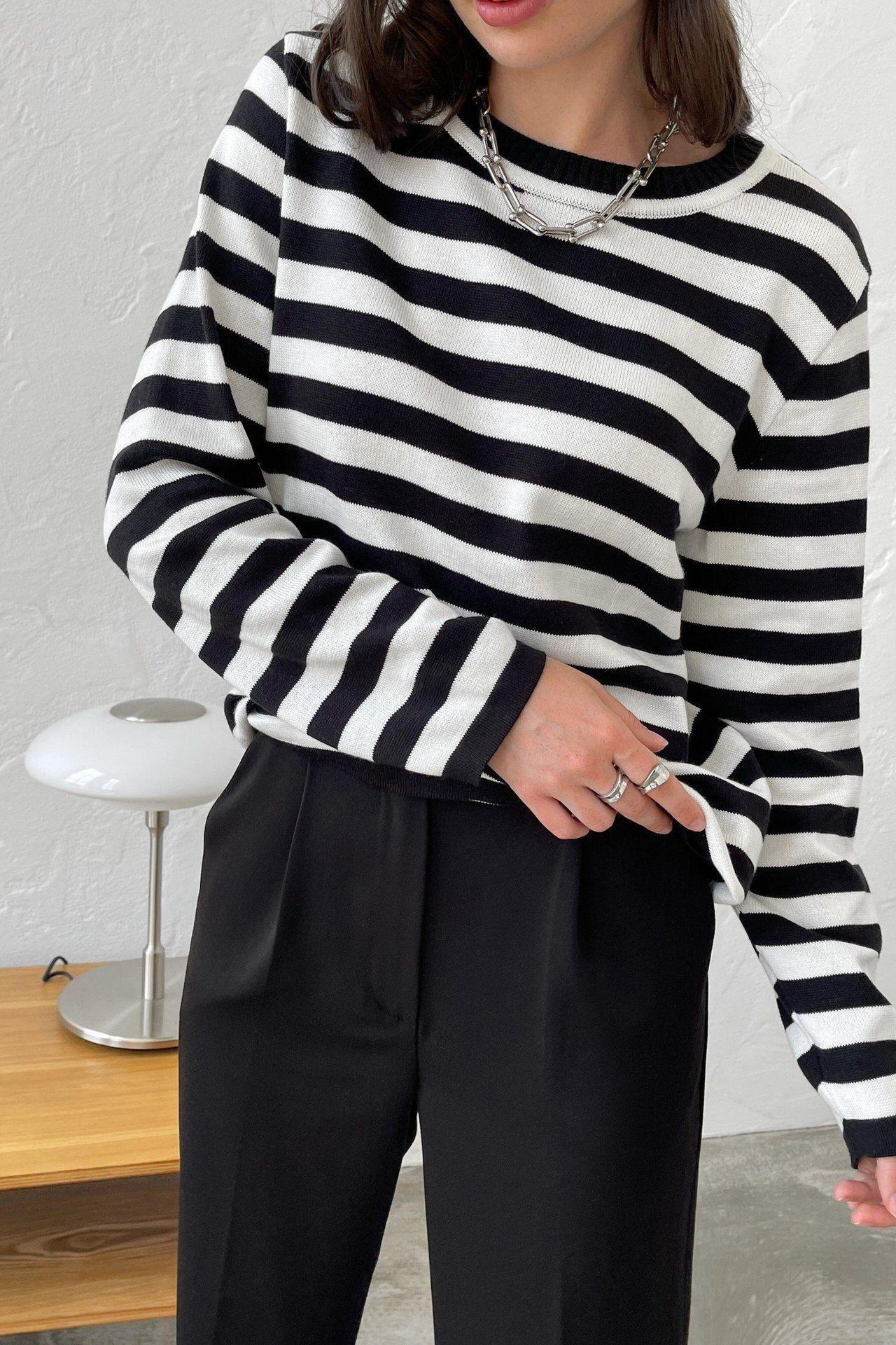 Striped Loose Sweater