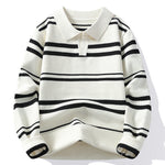 Harvey Pinstripe Knit Sweater