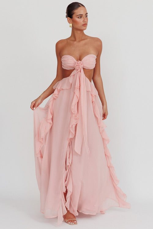 Sally Ruffle Maxi Dress