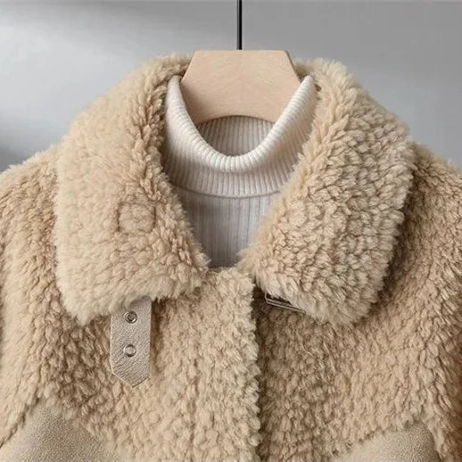 Lydia Merino Wool Sherpa Coat