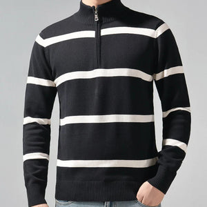 Stanton & Co. Striped Cotton Sweater