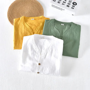 Coastal Breeze Linen Shirt