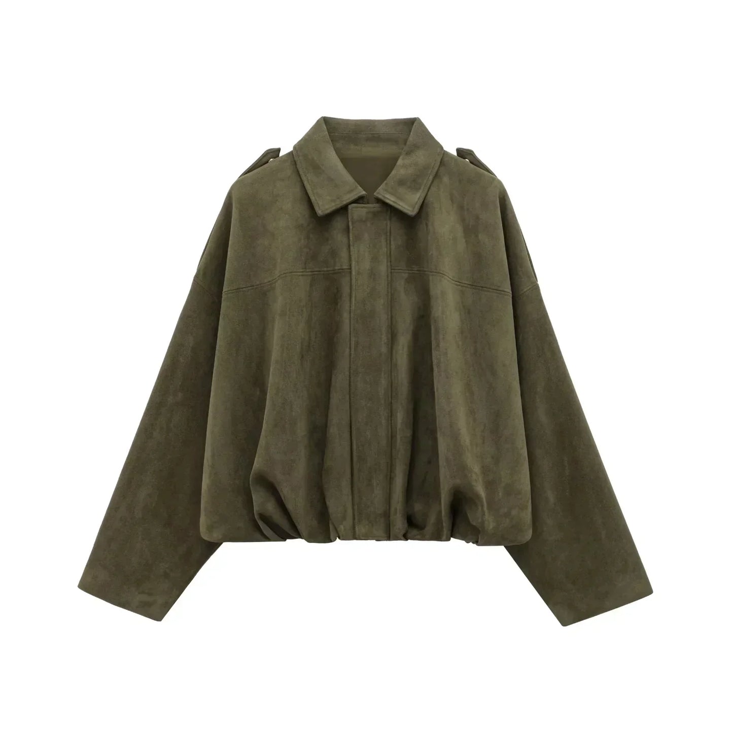Ruby Elegant Suede Loose Jacket
