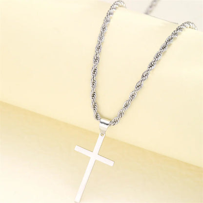 Unisex Gold Cross Necklace