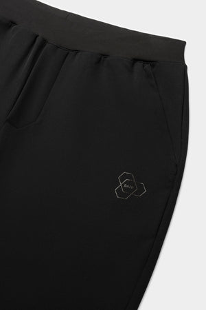 Athletic Slim Fit Track Pants Jet Black