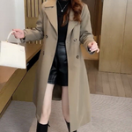 Nadine | Wol Longline Trench Coat