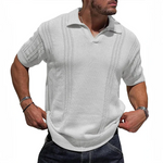 Émilio Luxe Leisure Knit Polo Shirt