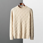 Graham Jacquard Cashmere Sweater