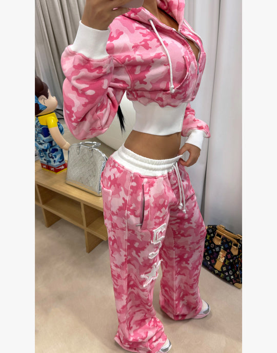 Camo Baggy Sweatpants + FREE TOP