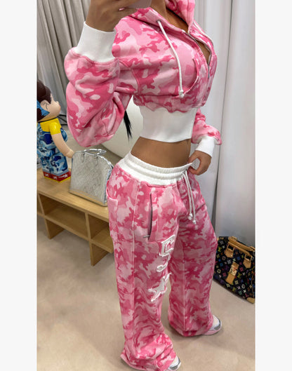 Camo Baggy Sweatpants + FREE TOP