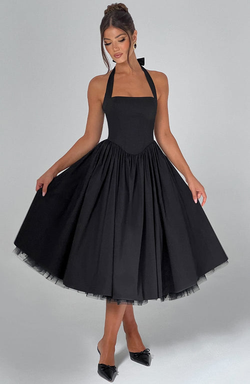 Elegant Allure Midi Dress