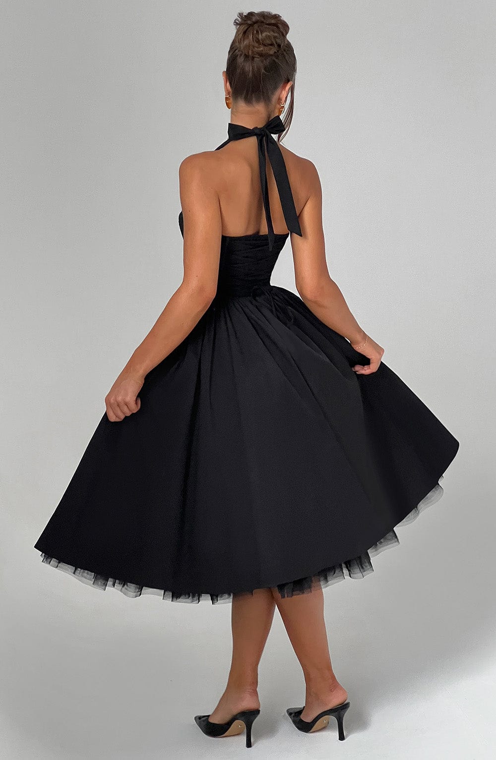 Elegant Allure Midi Dress