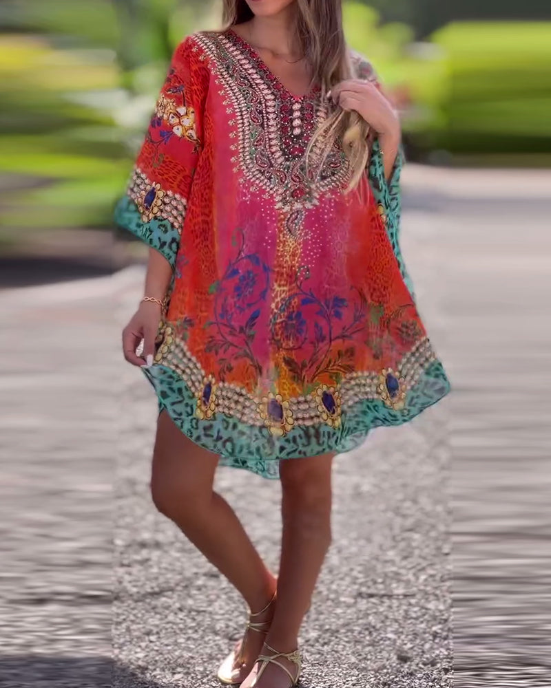 Ethnic Pattern Blouse