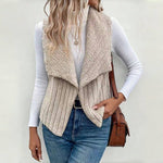 Casual Cardigan In Solid Color