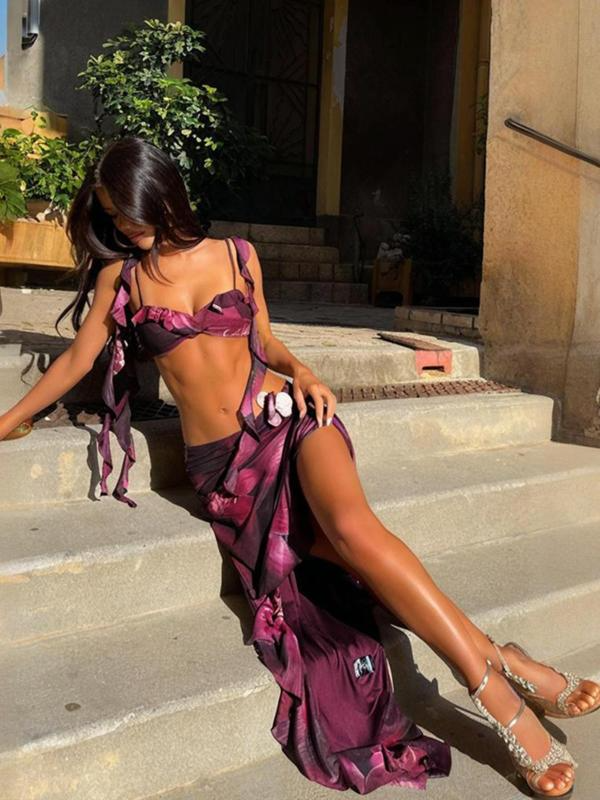 Effini Floral Print Two-piece Set