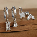 Aurora Hoops  Studs Earring Set