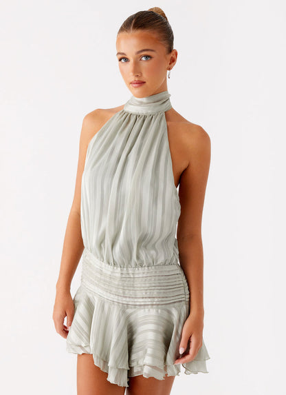 DAISY CHIFFON MINI DRESS