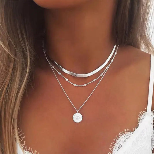 Elegant Silver Chain Necklace