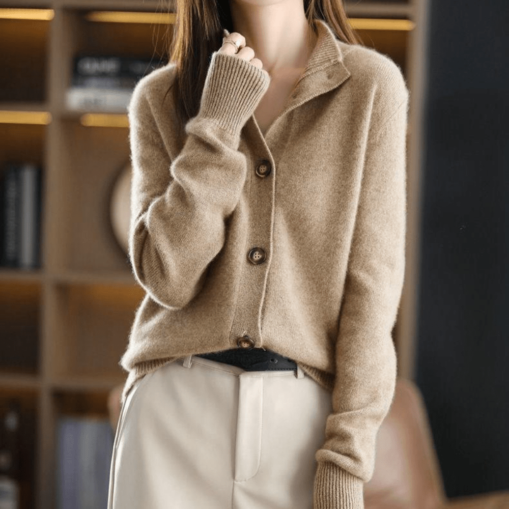 Anny™ Cashmere Knitted Cardigan