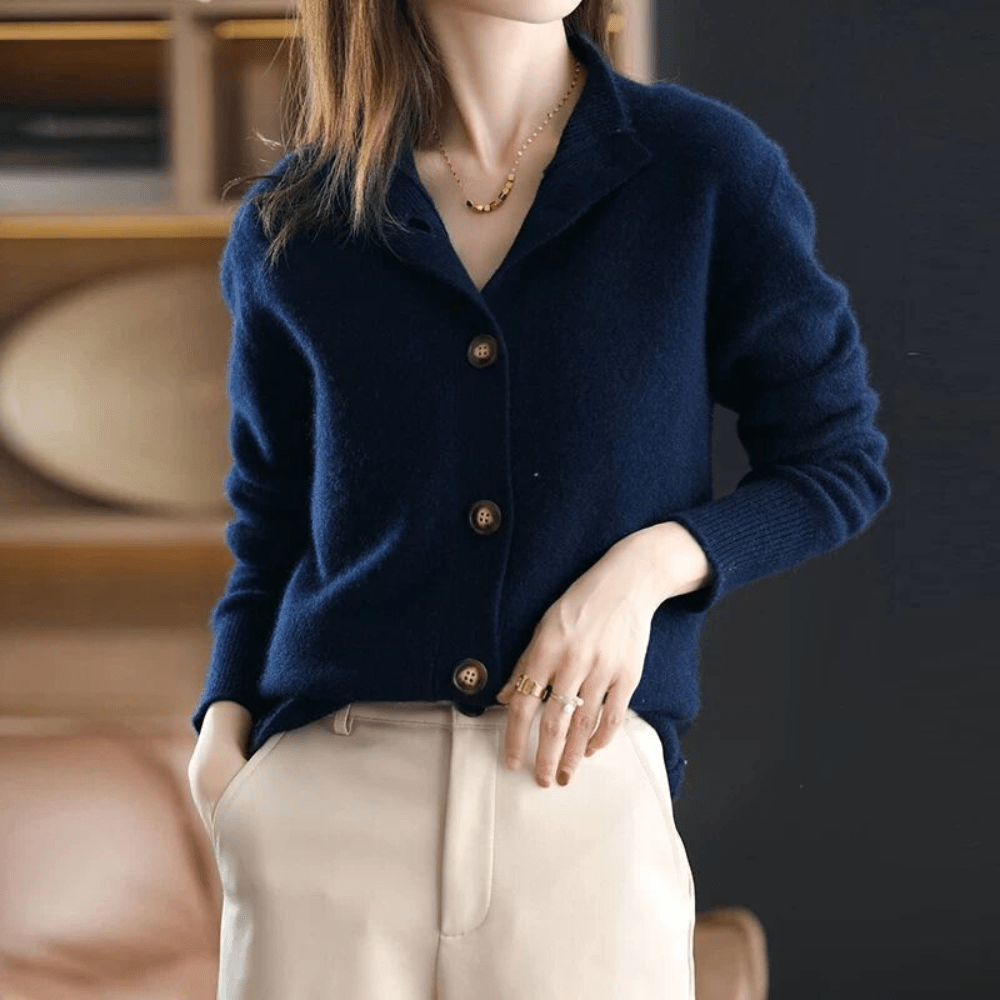 Anny™ Cashmere Knitted Cardigan