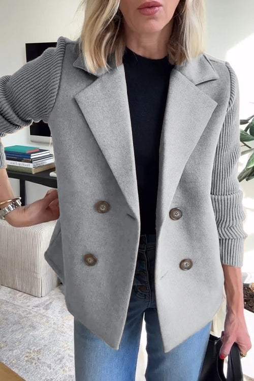 Katrin | Knitted Blazer Coat