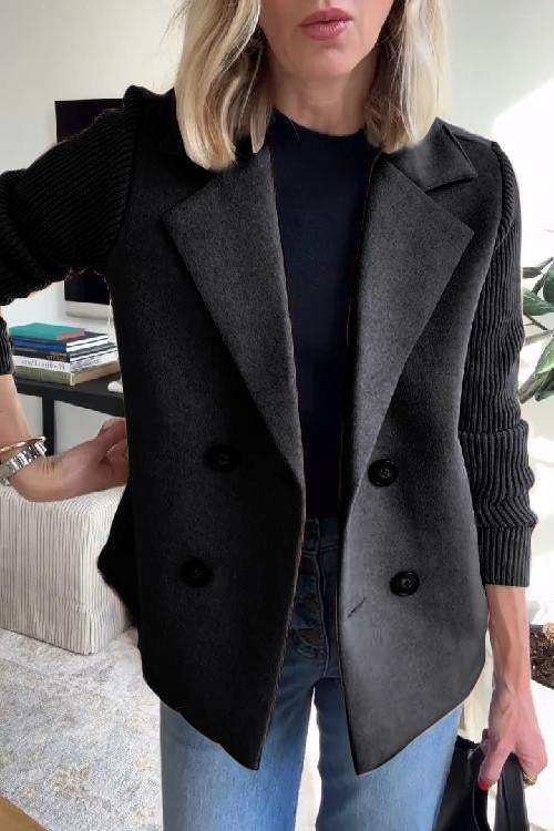 Katrin | Knitted Blazer Coat