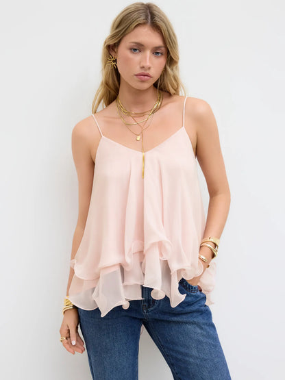 Jolene Ruffled Cami Top