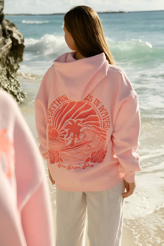 Elysia Sun-Set Waves Hoodie