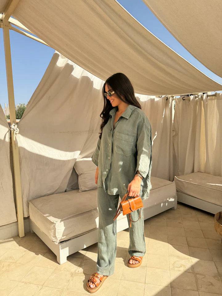 Georgia Casual linen ladies set