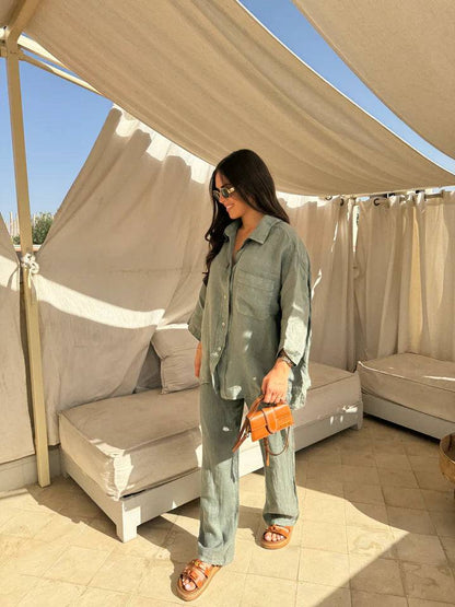 Georgia Casual linen ladies set