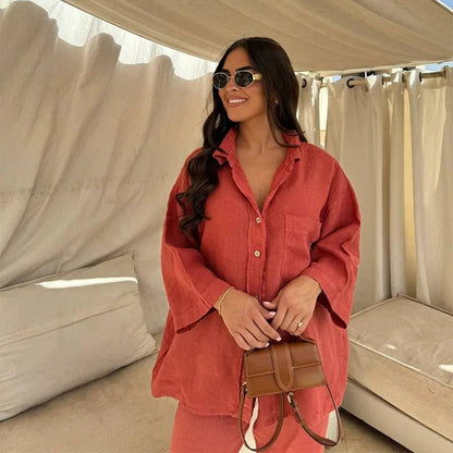 Georgia Casual linen ladies set