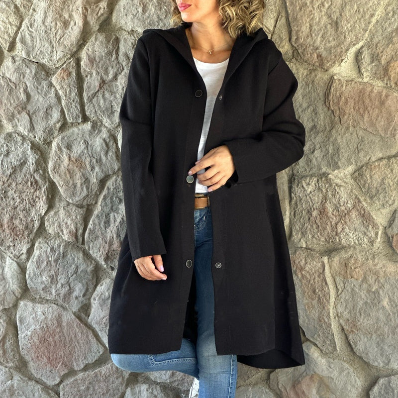 🔥New Fall Collection - 49% OFF🔥 Women's Single-Breasted Coat with Hood