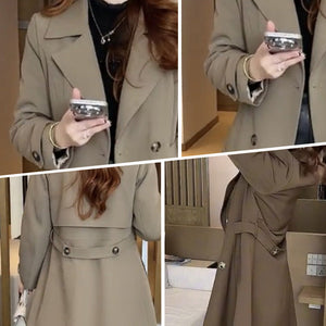 Nadine | Wol Longline Trench Coat