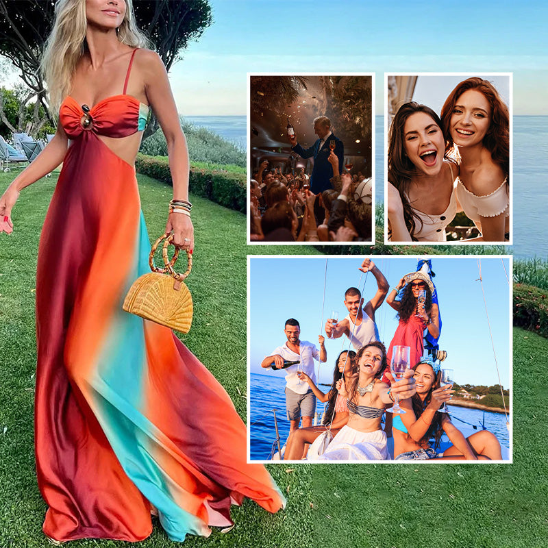 Lumia™ | Metallic Sunset Maxi