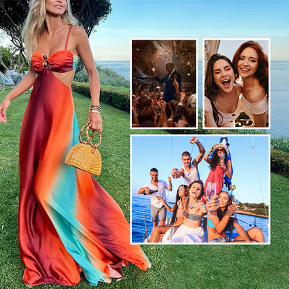 Lumia™ | Metallic Sunset Maxi