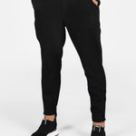 Athletic Slim Fit Track Pants Jet Black