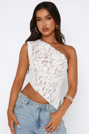 Lace Sleeveless Top